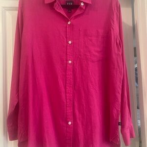 GAP linen/rayon blend oversized top